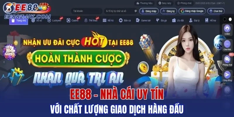 EE88 - Nhà cái uy tín với chất lượng giao dịch hàng đầu